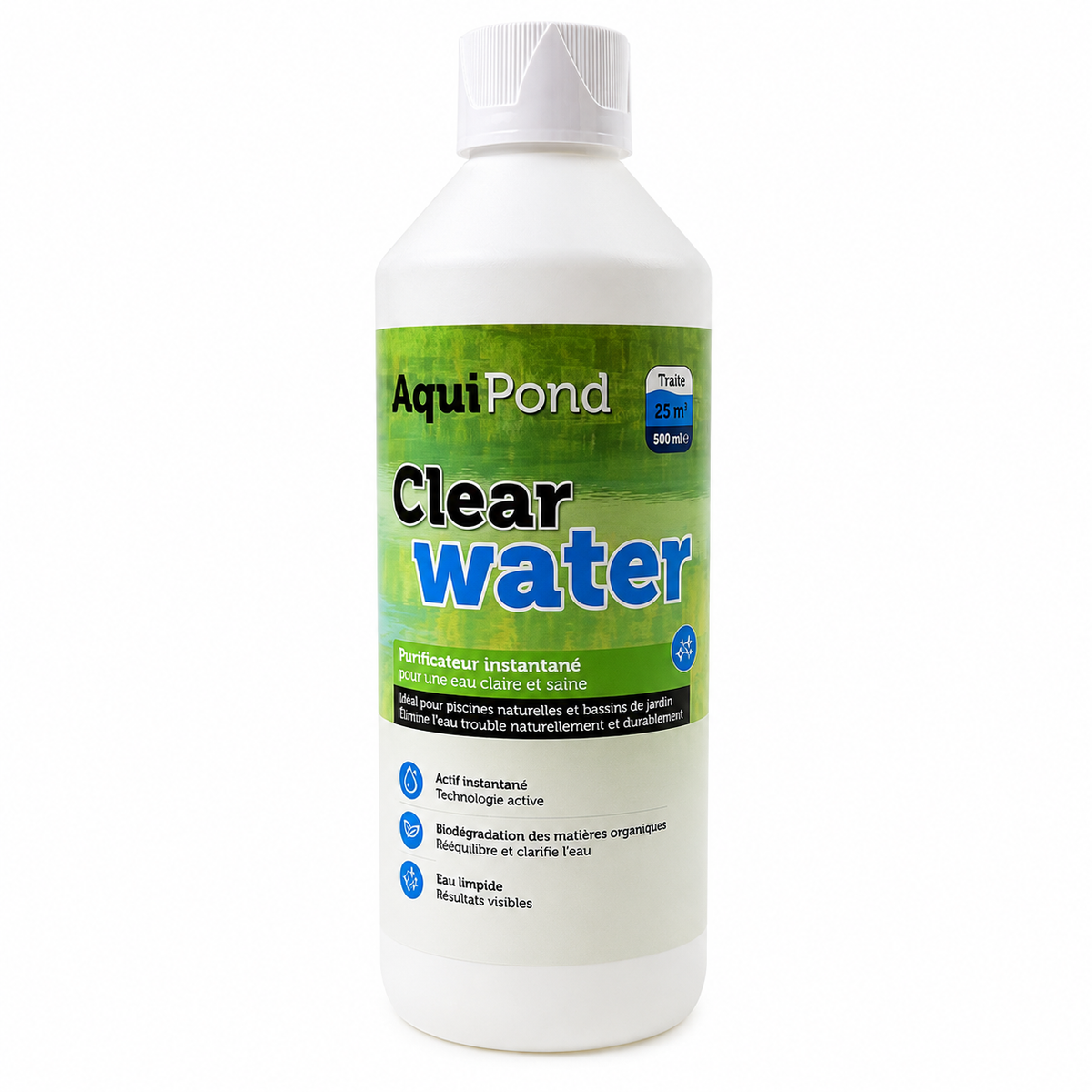 Aquipond Clearwater 25 m³ : clarifiant pour bassin