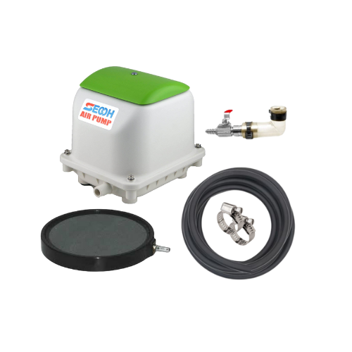 Kit n°2 pompe à air Secoh JDK 20 - Bassin 10 à 20 m³