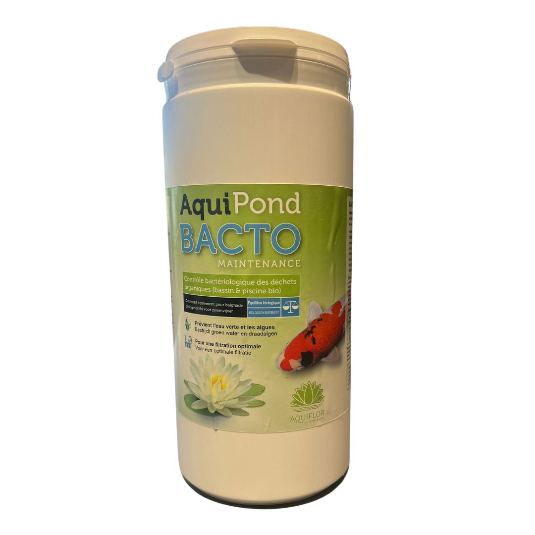 Aquipond Bacto Maintenance 1 kg pour étang, 20 m³/saison
