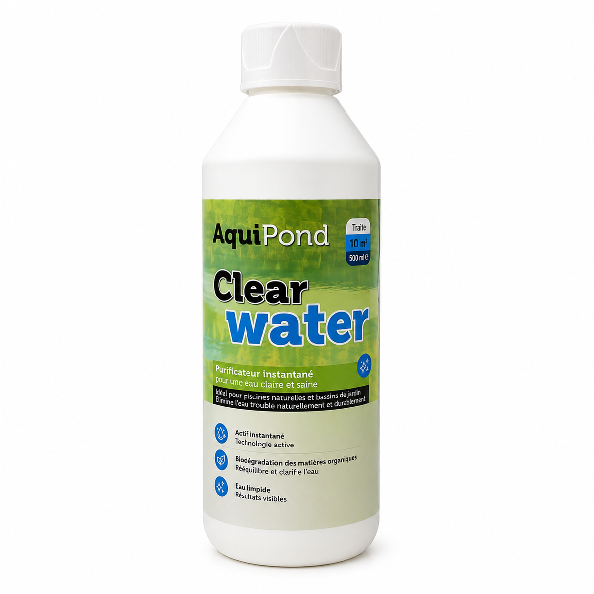 Aquipond Clearwater 10 m³ : clarifiant pour bassin