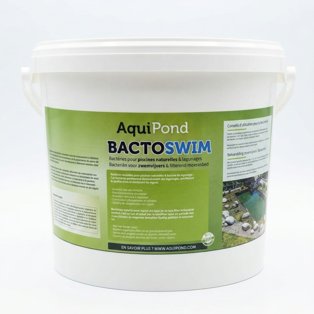 Aquipond BactoSwim 5 kg pour piscine naturelle 25-50 m²