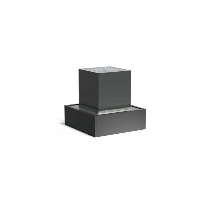 Bloc d'eau Source en aluminium anthracite - Aquigarden