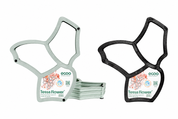 Tessa Flower - Support mural pour plantes grimpantes, set de 3 - Ecoo — vue sur fond blanc