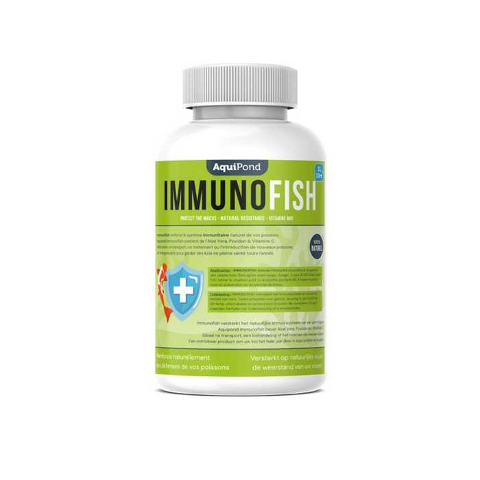Immunofish Aquipond 1L – Traitement Préventif Koï Mucus – 20m³