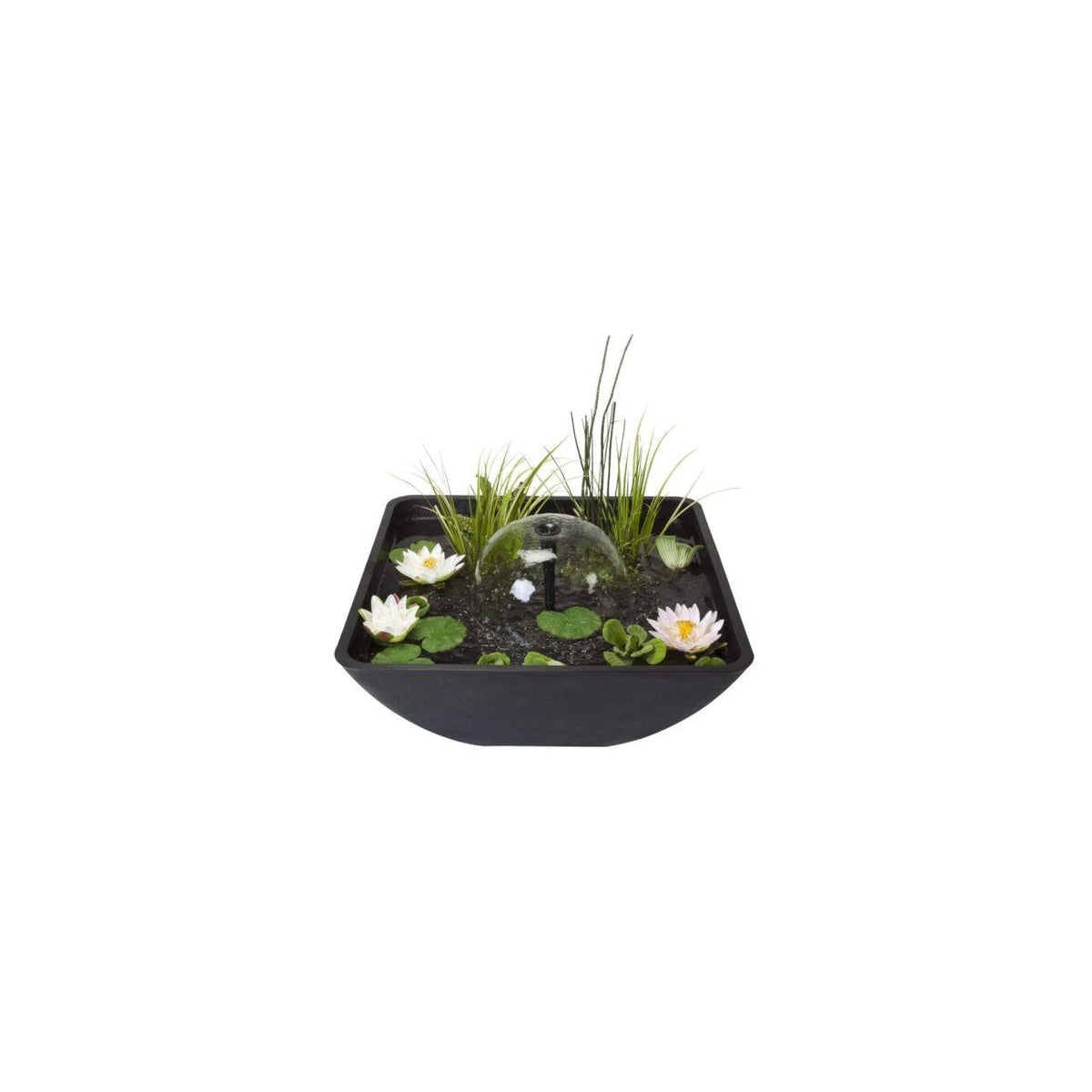 Bassin décoratif Fountain Pond carré 75x75x35 cm - Velda
