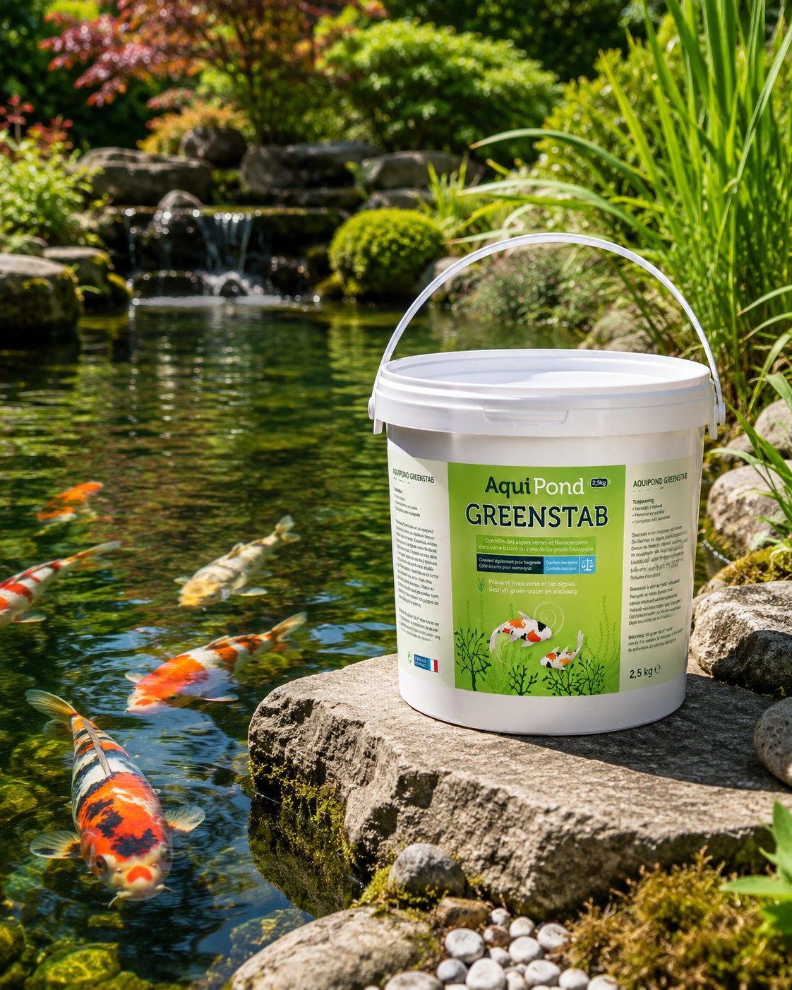 Aquipond Greenstab : équilibre de l’eau du bassin