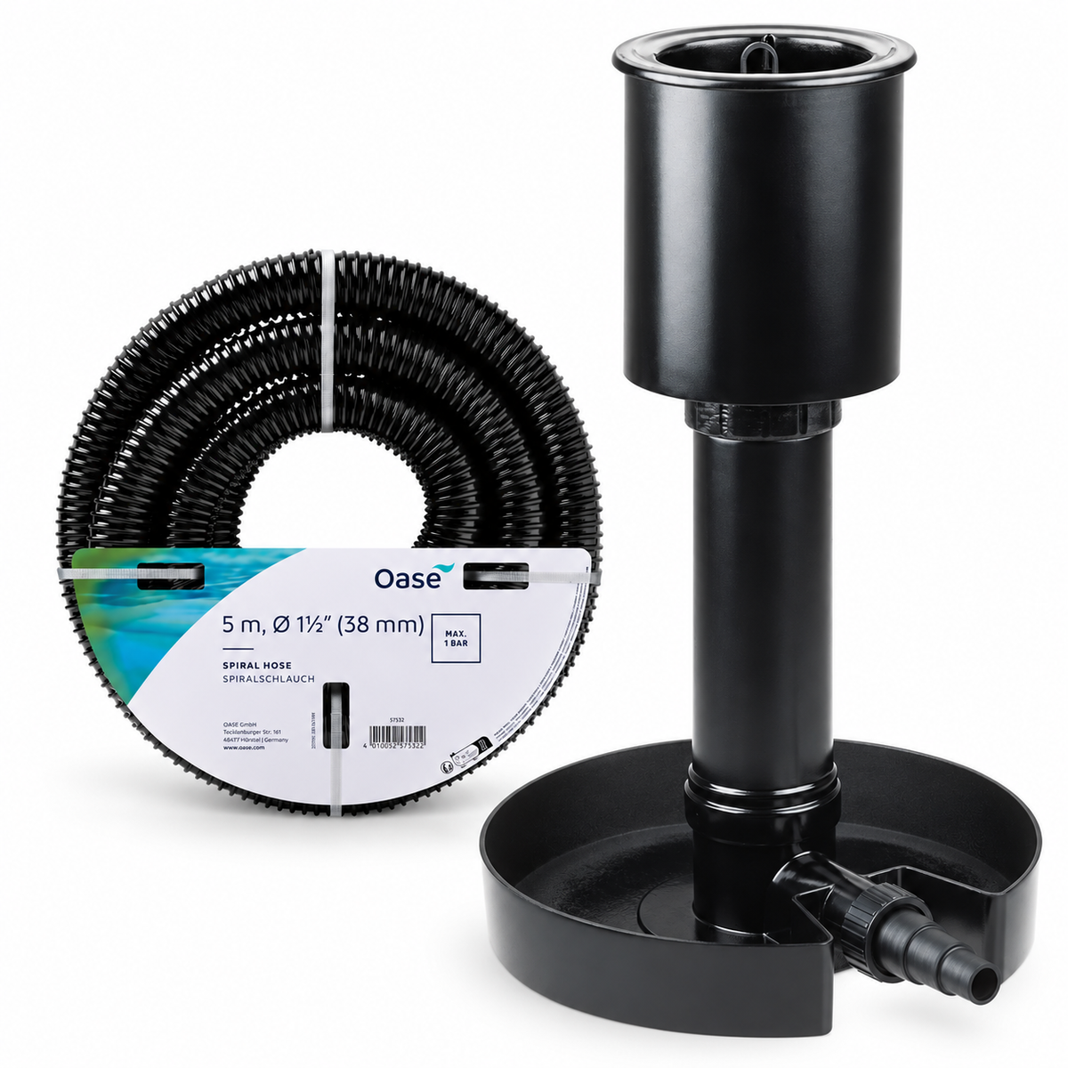 Oase Aquaskim 40 Set + 5m Schlauch 38mm - Oase