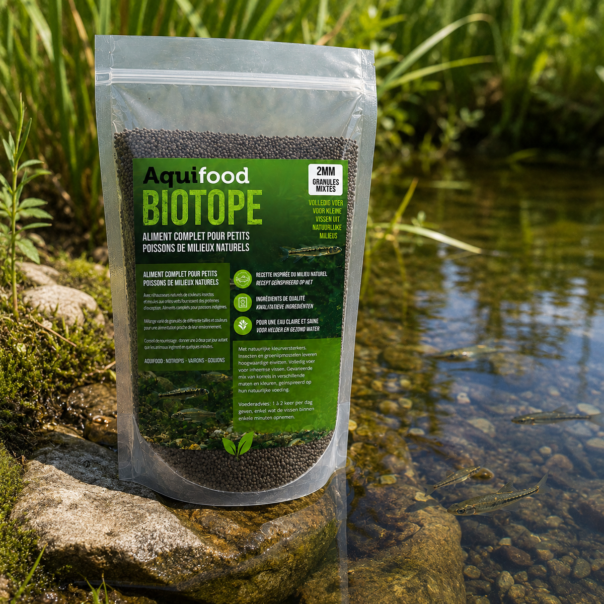 Aquifood Biotope 600 g : nourriture petits poissons