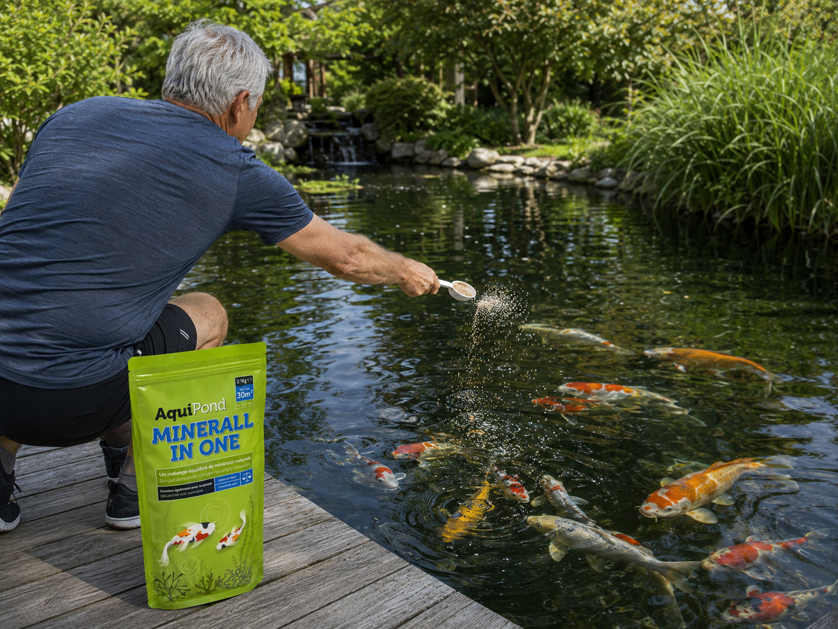 Minerall in One Aquipond - Verhoogt GH & KH tegelijkertijd - 2,5 KG voor de behandeling van 30 M³