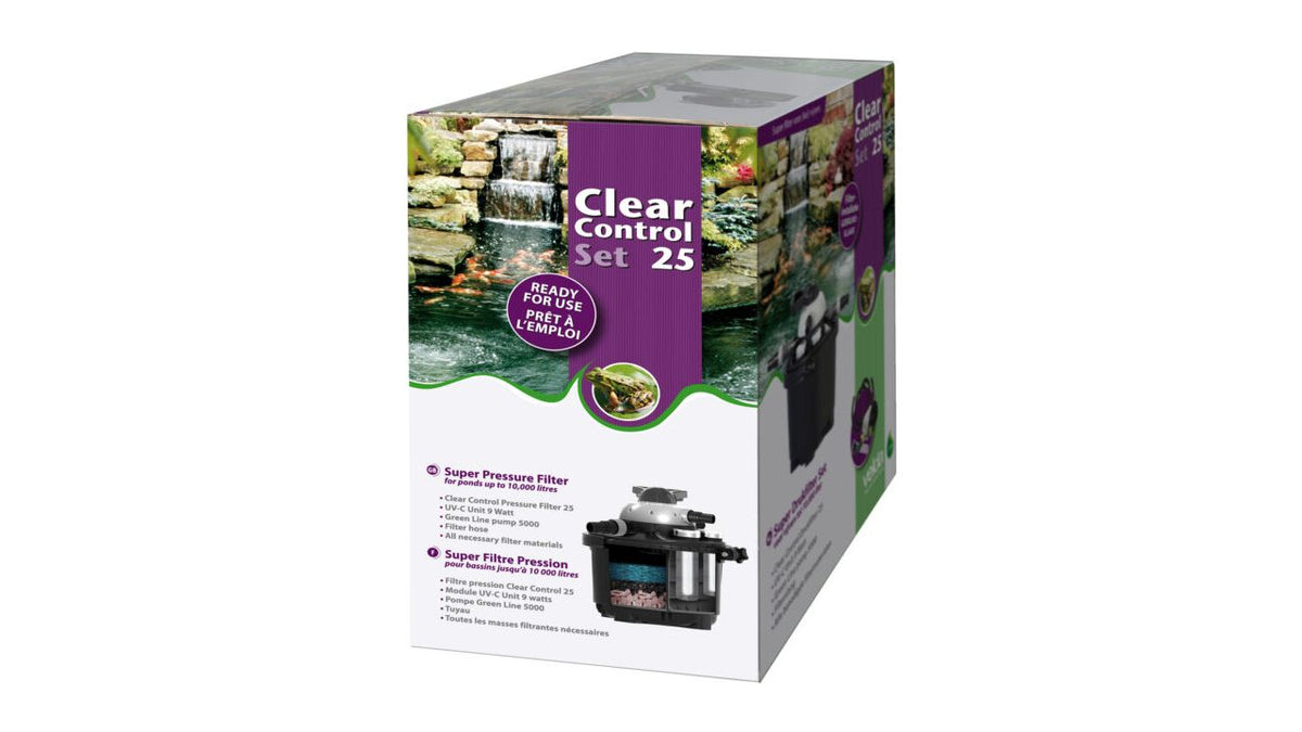Clear Control 25 Set - Kit de filtration de bassin - Velda