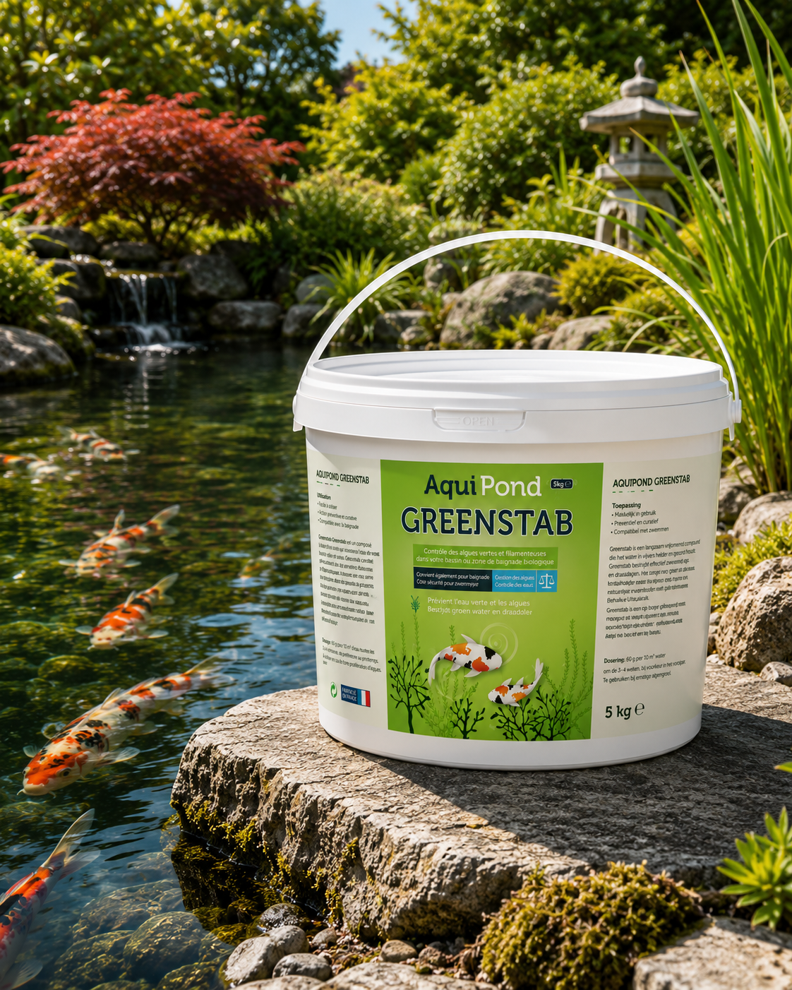 Aquipond Greenstab 5 kg - Traitement contre les algues