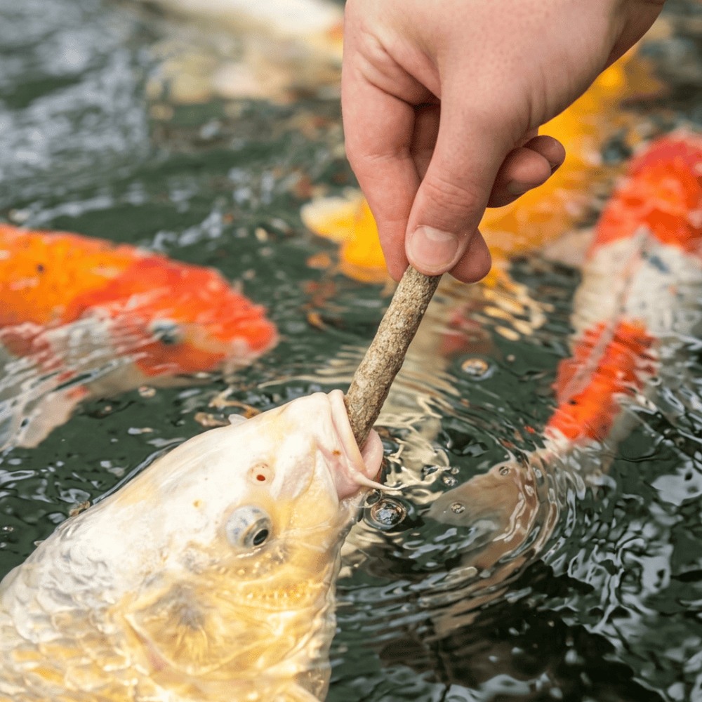 Aquifood Koï Stick 120 g – Friandises pour carpes koïs