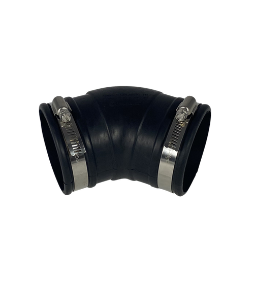 Courbe souple EPDM (45°) 75 mm — Aquitechnics — vue 1