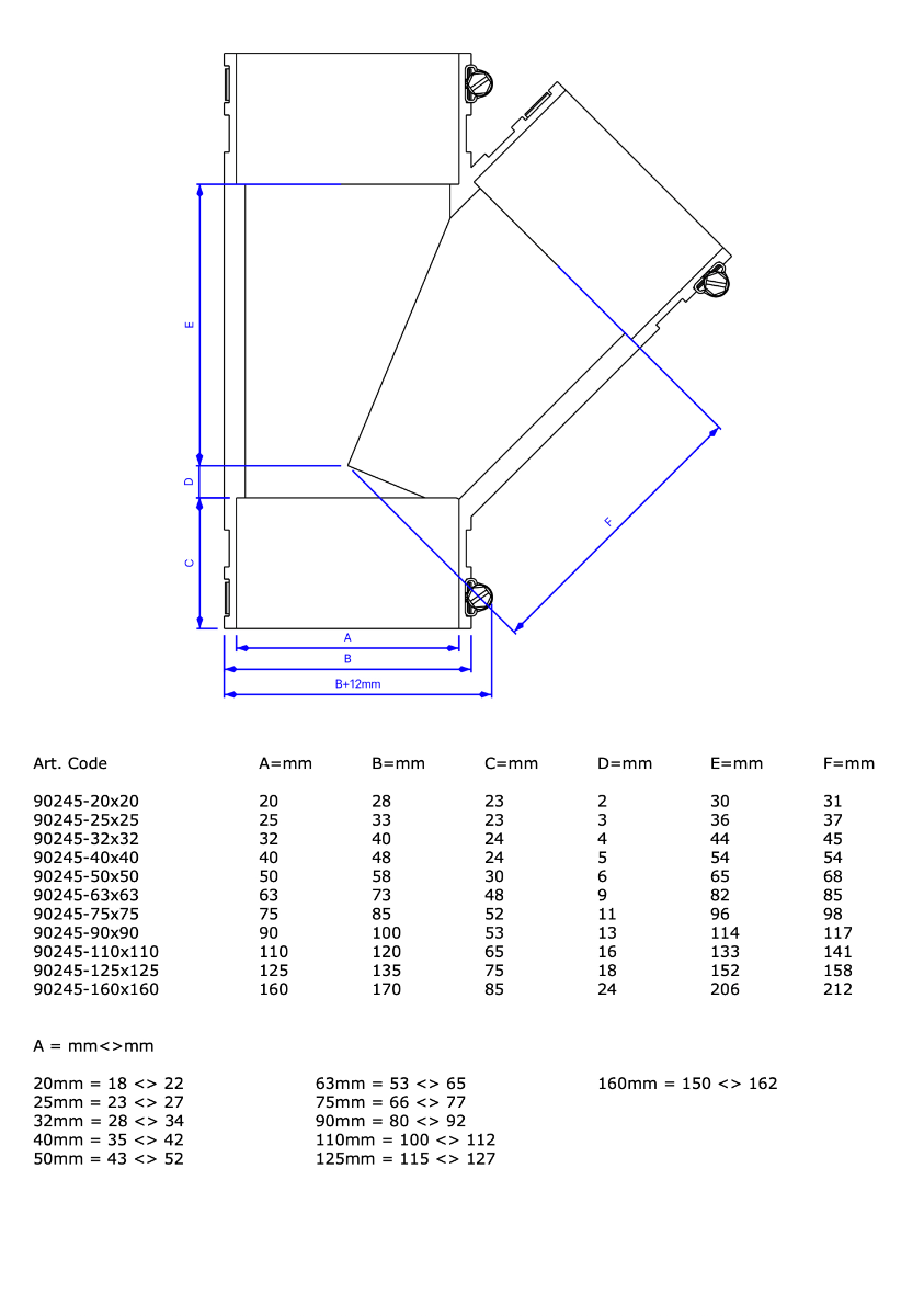 Pièce en Y en EPDM souple 63 mm — Aquitechnics — vue 2