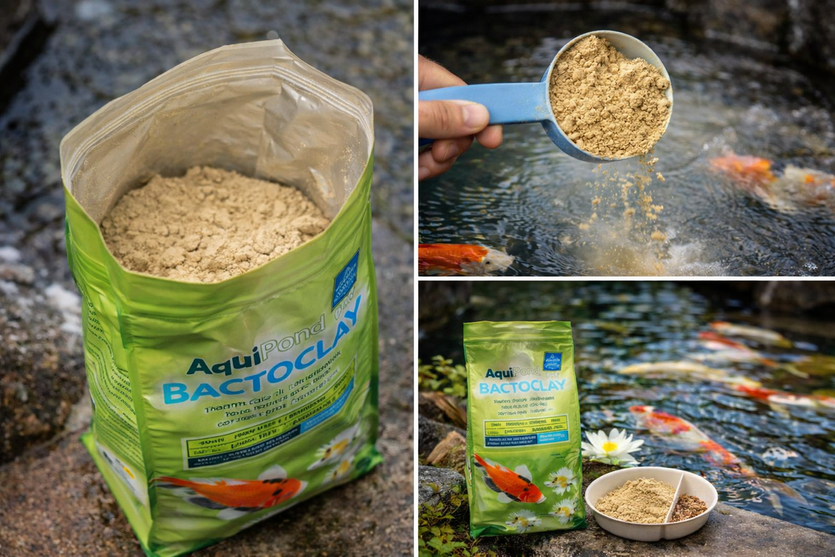 Aquipond BactoClay - Argile pour bassin à koïs 2 kg