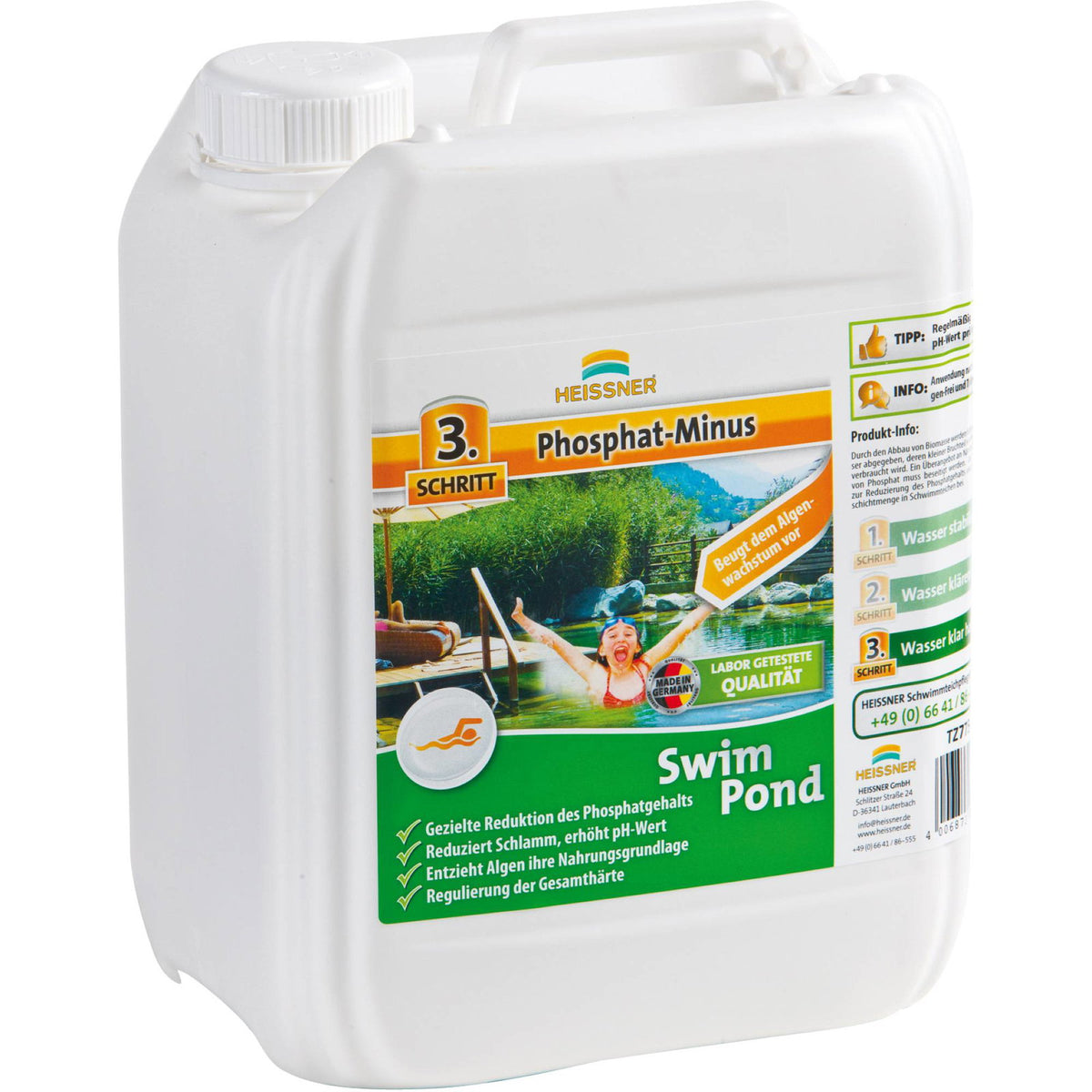 PHOSPHAT-MINUS Heissner pour bassin de baignade – 5 kg