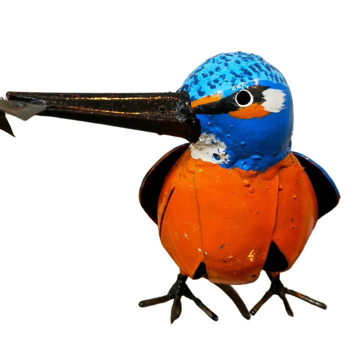Martin pêcheur peint