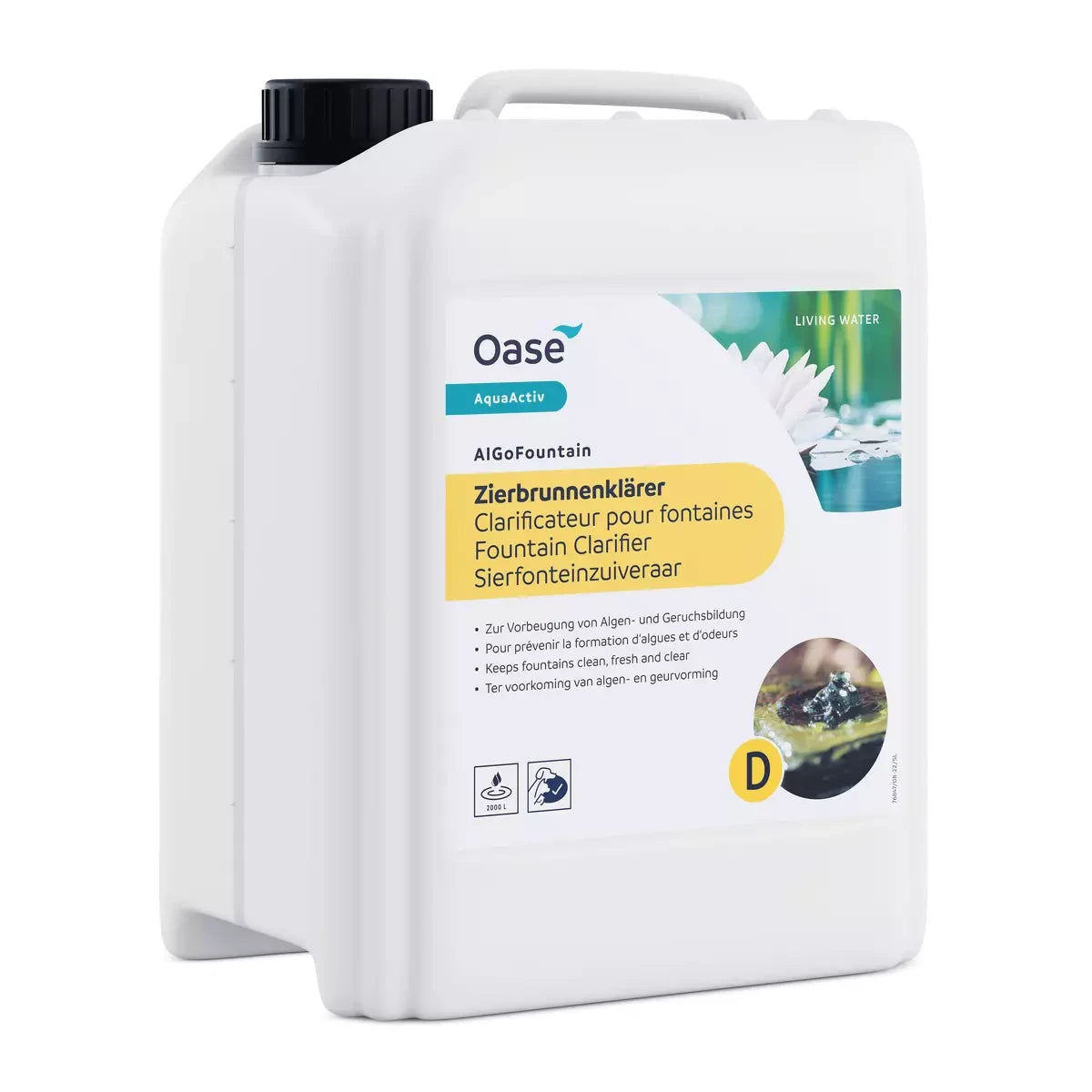 OASE AquaActiv AlGo Fountain Concentrate 5 L – visuel 1