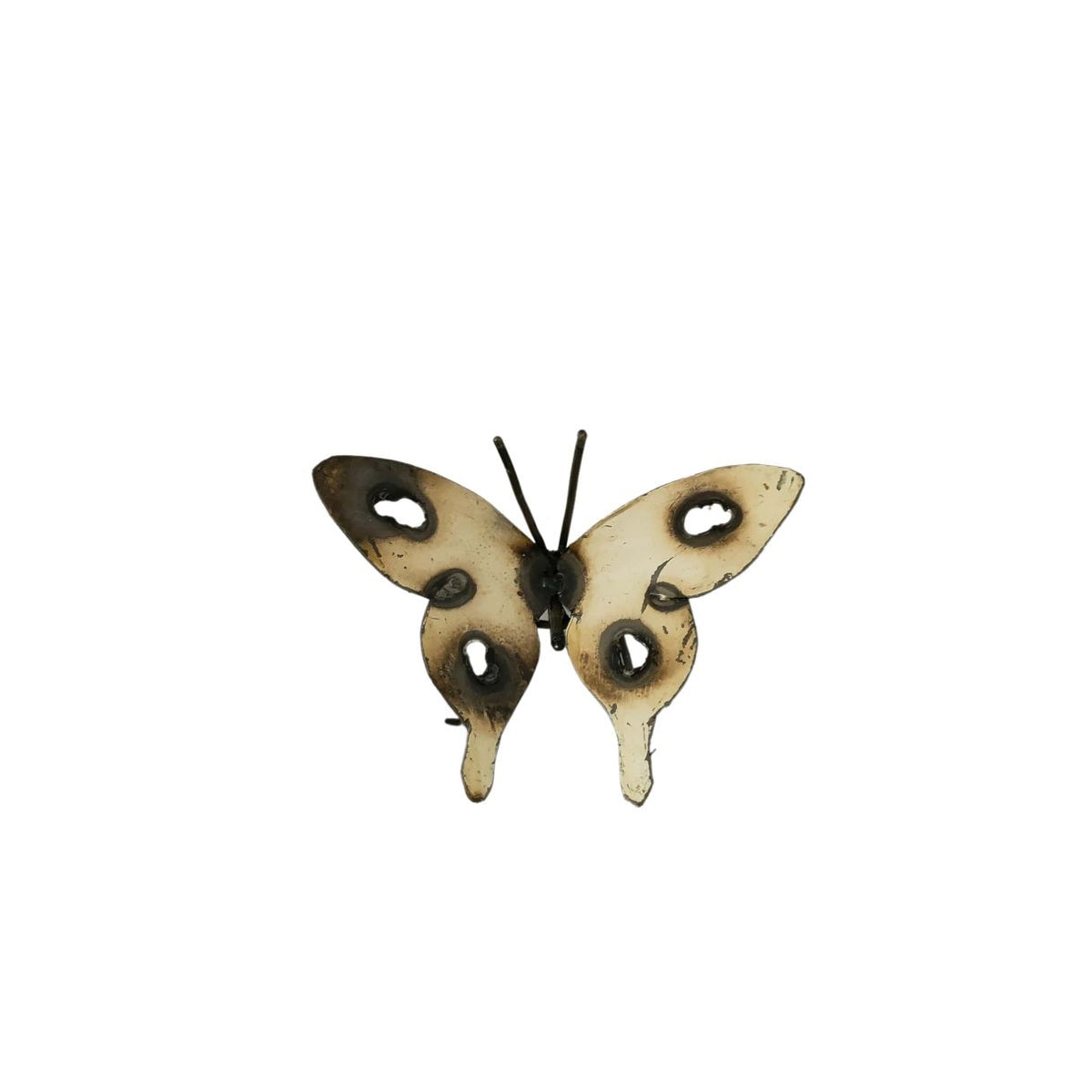 Papillon blanc découpé JEF12 pour mur