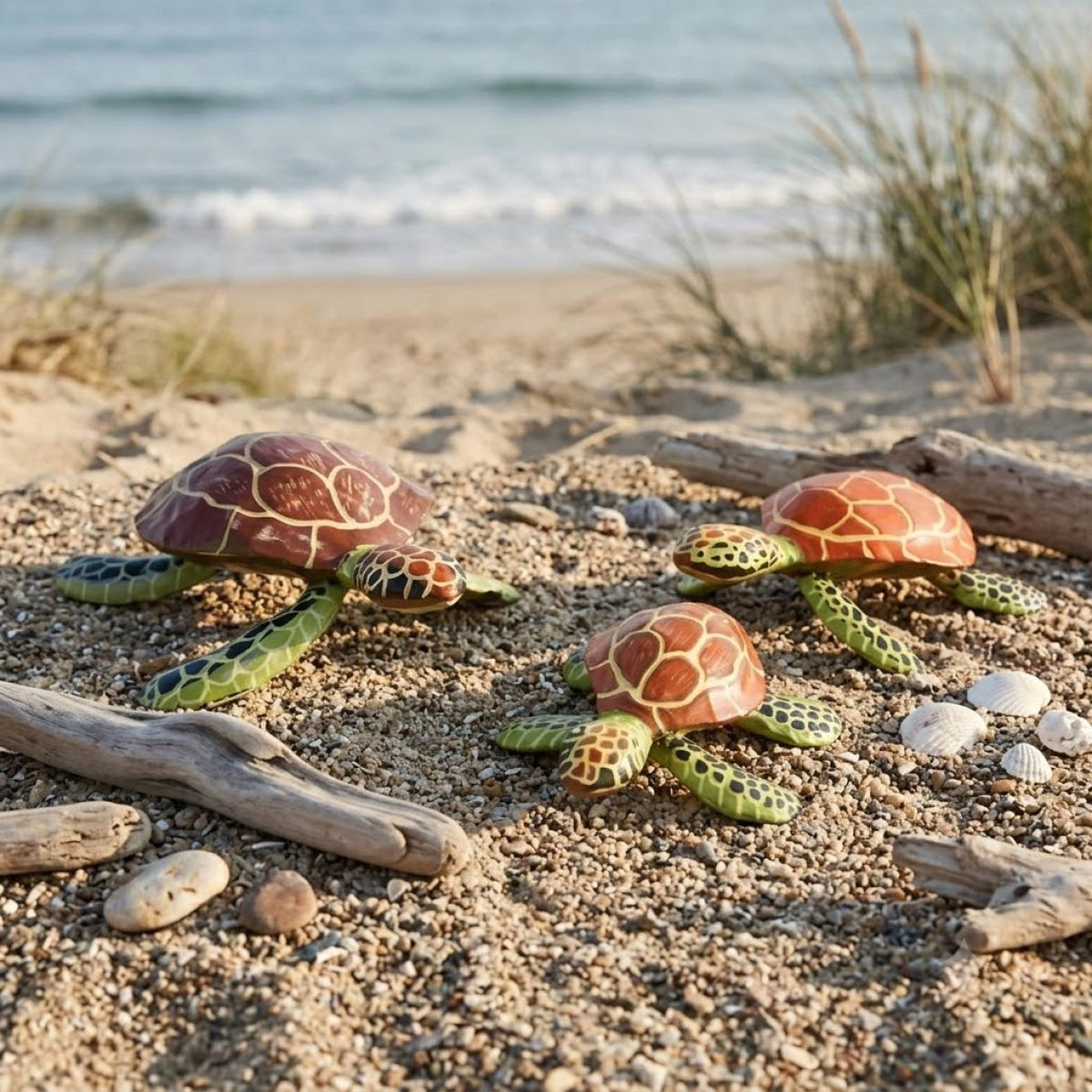 Tortue marine séries de 3