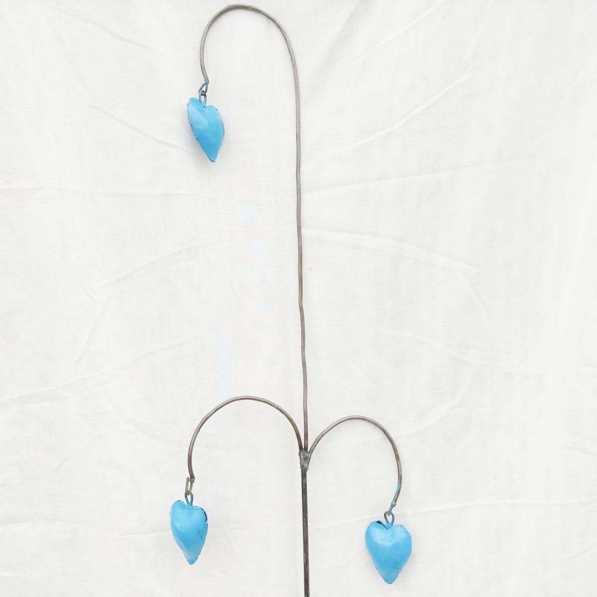 Tuteur Coeur Bleu