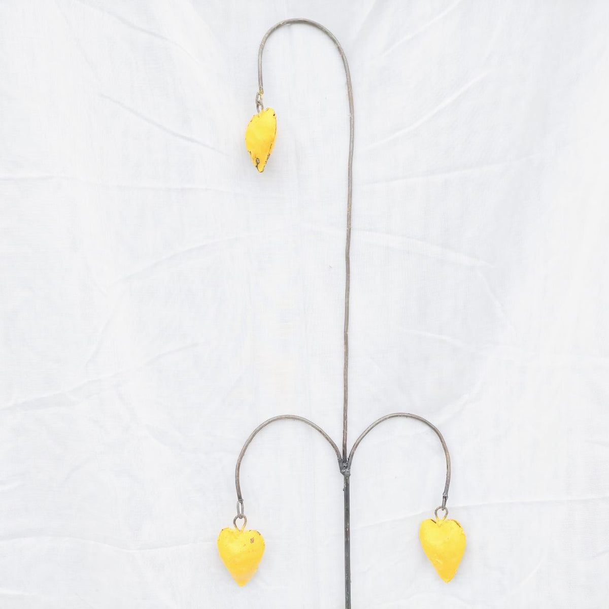 Tuteur Cœur Jaune