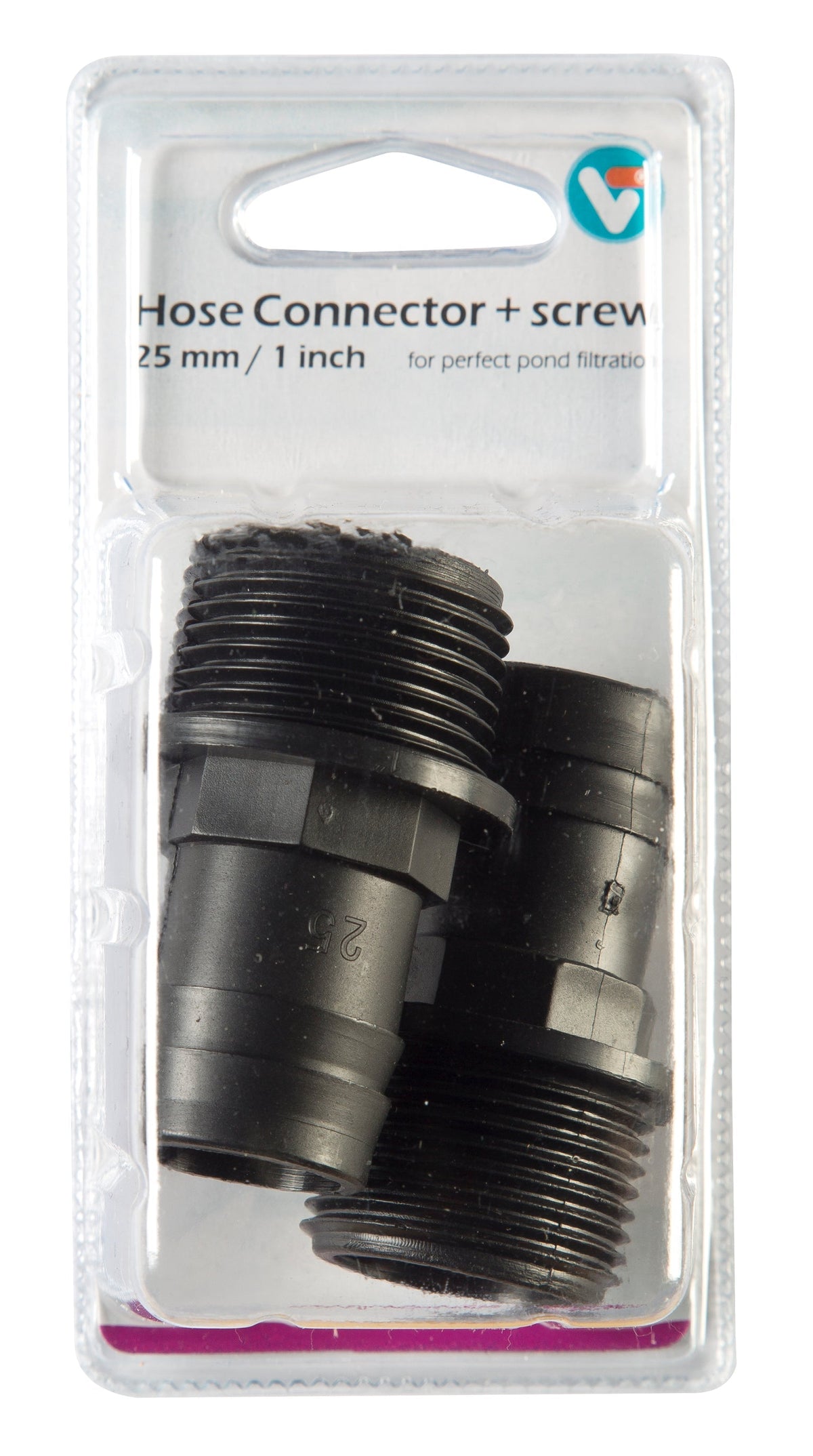 Raccord de tuyau + filetage 25 mm 1 pouce - Velda